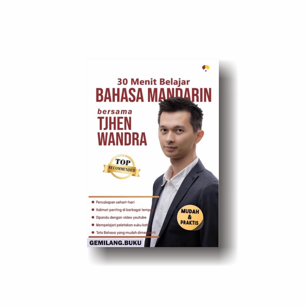 Buku 30 Menit Belajar Bahasa Mandarin Bersama Tjen Wandra - Charissa Publisher