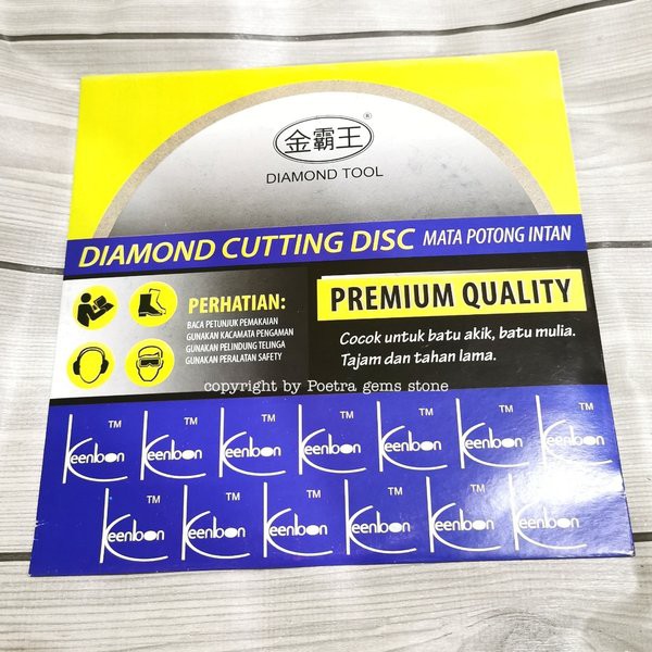 Mata Pisau Potong Batu Akik Dan Permata 6 8 10 12 14inch - Diamond Cutting Disc