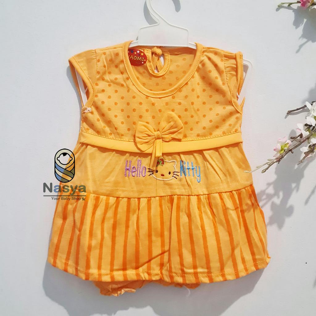 [N-016] New Arrival Setelan baju kutung dan celana pendek bayi 3-6 bulan