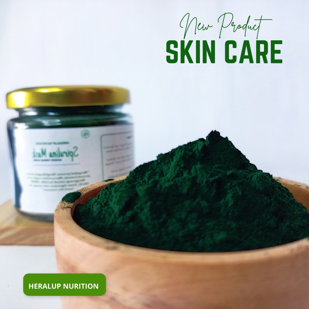 Masker Spirulina Bubuk Powder 20 Gram 100% Organic