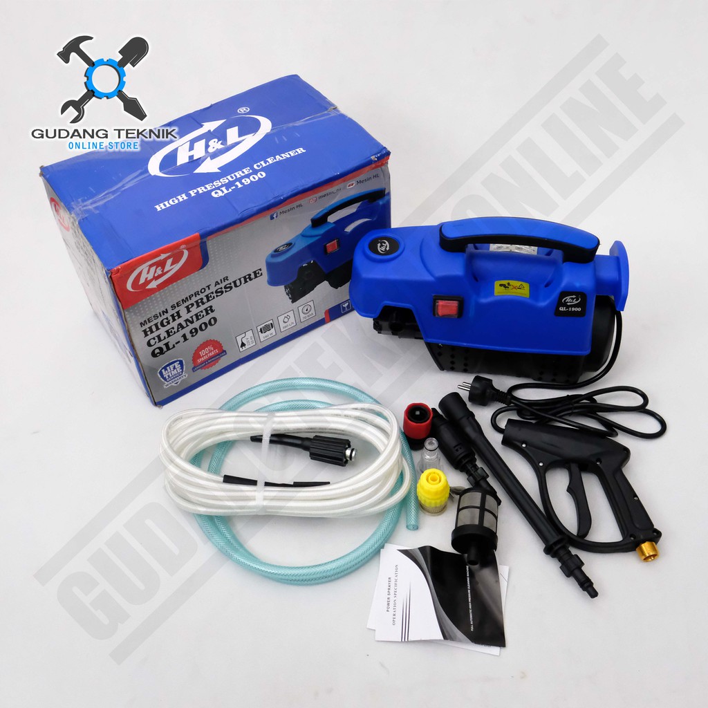 Alat Steam Cuci Motor Mobil HNL HL H&amp;L QL1900 / Jet Cleaner High Pressure HNL QL-1900 QL 1900