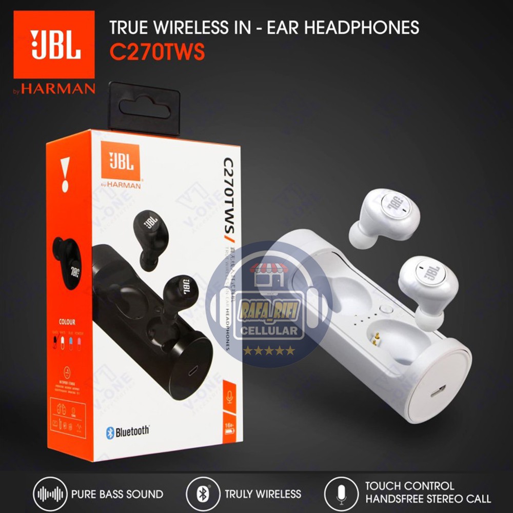 WS95 Original JBL C230/C270 TWS Bluetooth Earphone Wireless Headphones For Android iOs High Quality