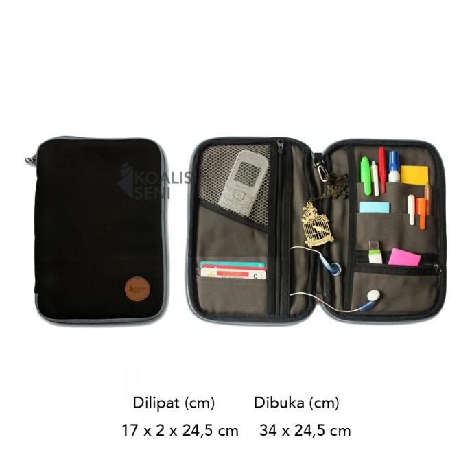 

Ready Merch Koalisi Seni - Clutch Gadget & Stationery Organizer Serba Guna