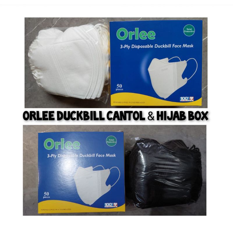 Masker Duckbill orlee hijab dan non hijab