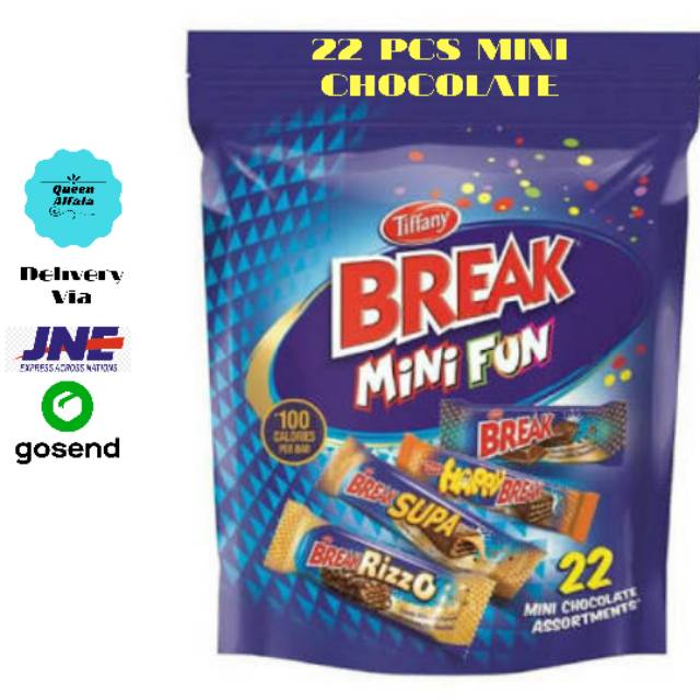 

TIFFANY BREAK MINI FUN WAFER / WAFER COKELAT / WAFER IMPORT / WAFER CARAMEL