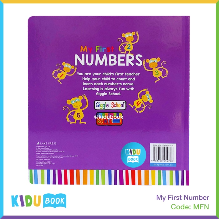 Buku Bayi dan Anak My First Number Kidu Baby