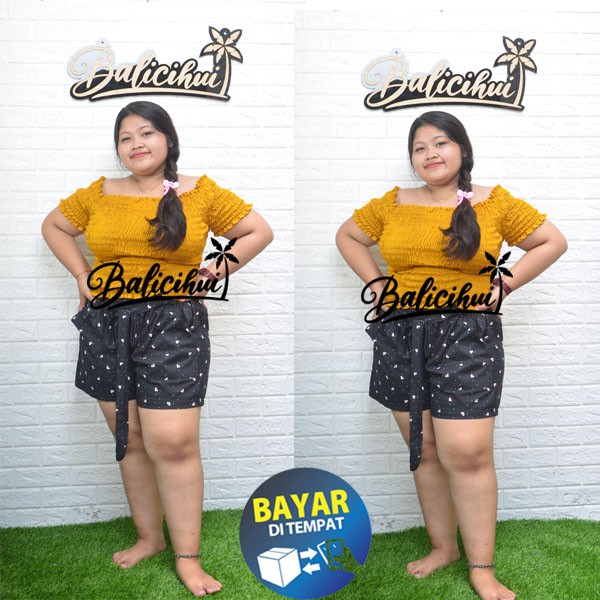 Balicihui Kemben Lengan Tank-Top Jumbo Kemben Wanita tank-Top Jumbo Big Size Plus Size Inner