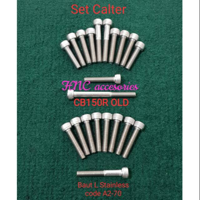 Baut L Stainless Baut Set Calter CB150R OLD