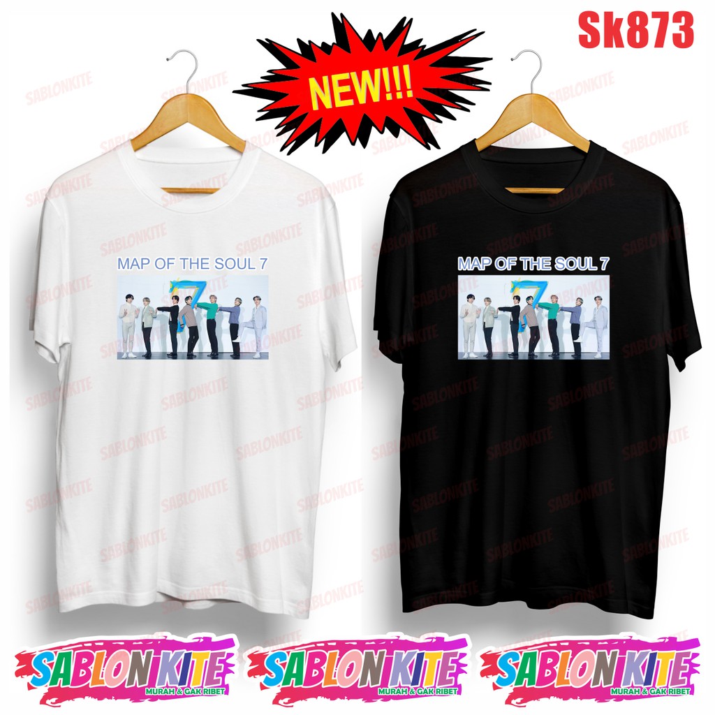 MURAH!!! KAOS KPOP MEMBER POSE 7 MAP OF THE SOUL SK873 UNISEX ADA 6WARNA