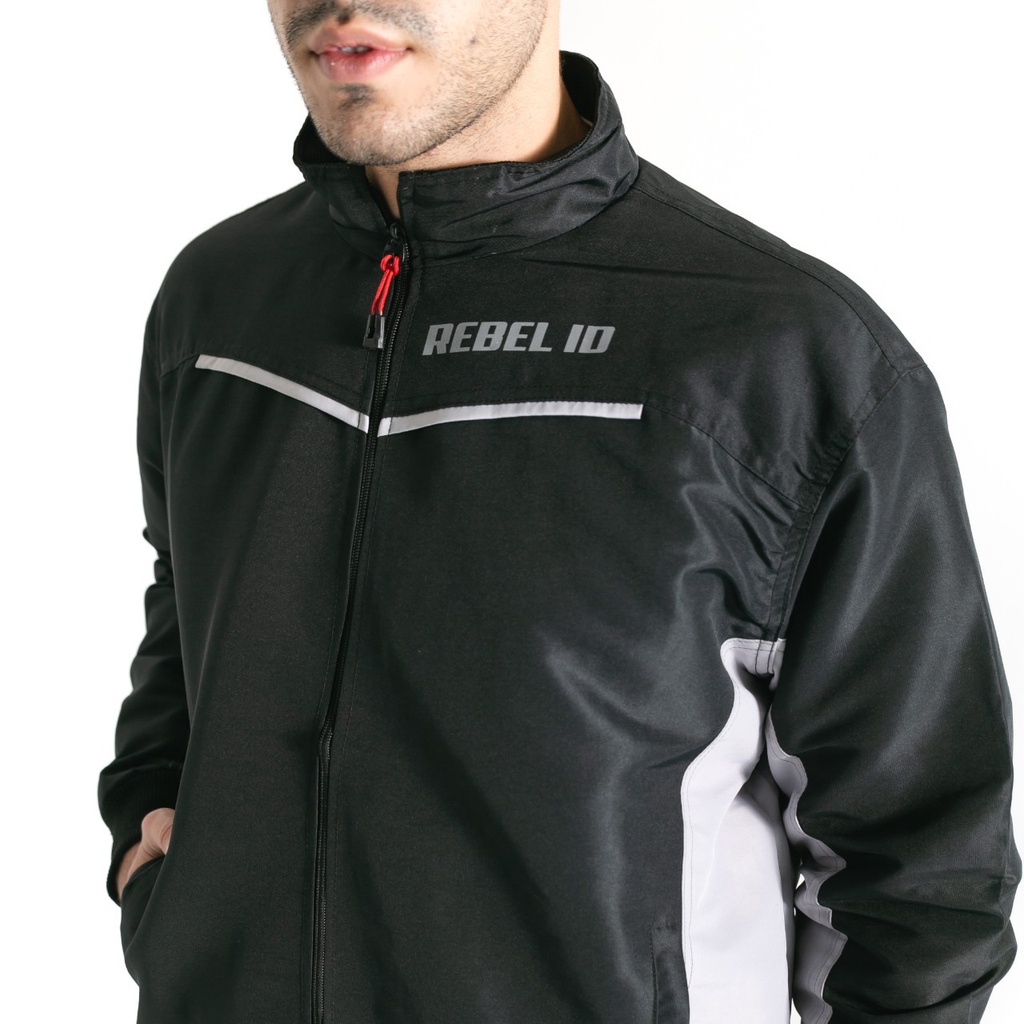 JAKET MOTOR PRIA OUTDOOR WATERPROOF DISTRO REBEL ID OUTERWEAR HIKING TOURING KEKINIAN HARIAN