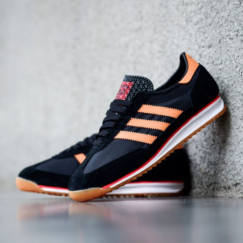 Adidas sl 72 black orange red gum