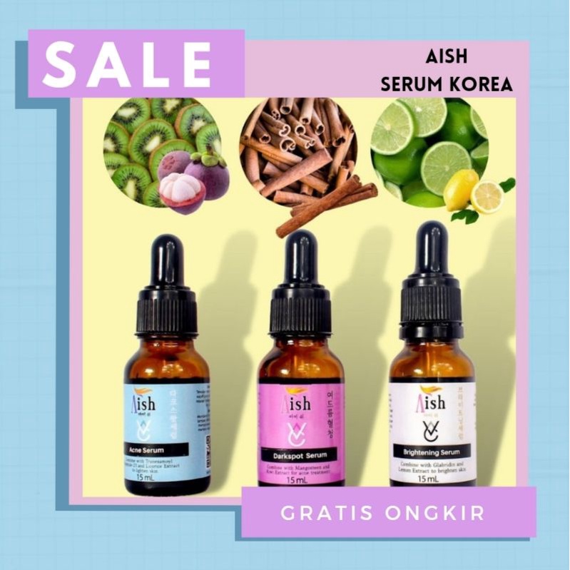 AISH SERUM KOREA ORIGINAL BPOM | SERUM | AISH SERUM | AISH ACNE | AISH DARKSPOT | AISH BRIGHTENING