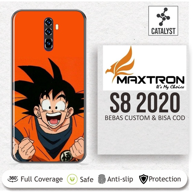 (Buy 1 Get 2) Garskin Skin MAXTRON S8 DRAGONBALL Bisa Custom - Sticker Case
