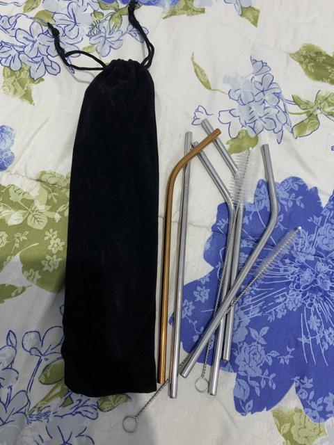 Stainless Straw / Sedotan Stainless, Sedotan Sendok, Sikat Pembersih