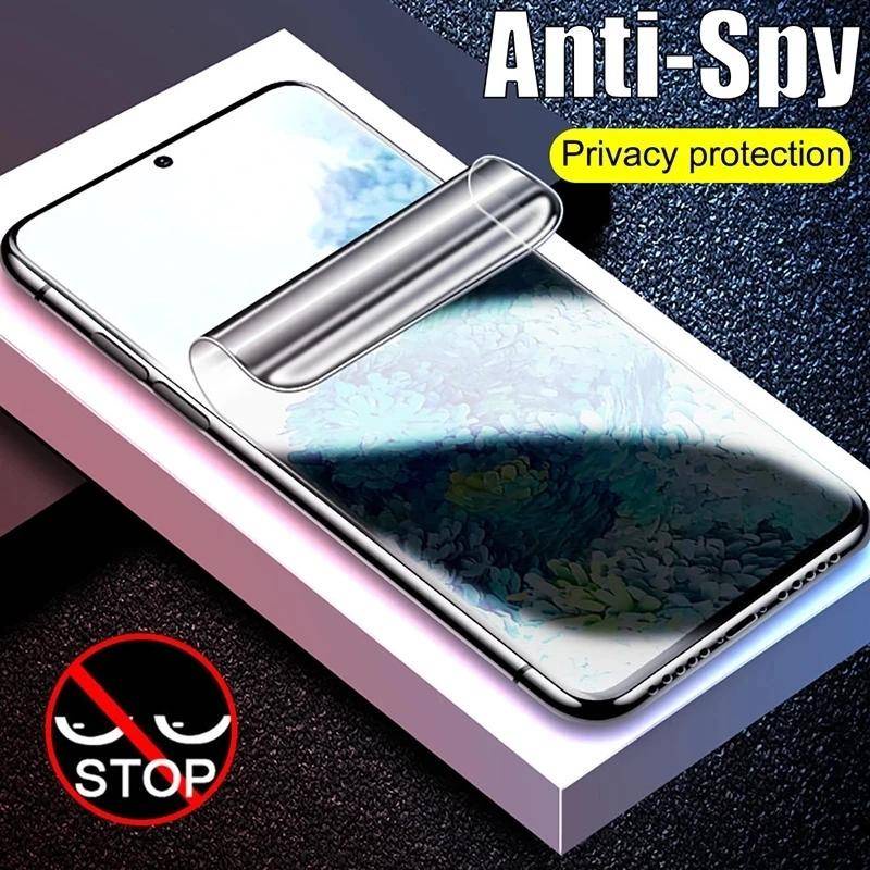 Pelindung Layar Hydrogel Anti Spy Untuk Xiaomi Redmi K20 K40 K50 Pro Plus K30 K30i K40S Redmi 10X Pro 10A Mi Mix4 Civi 1S