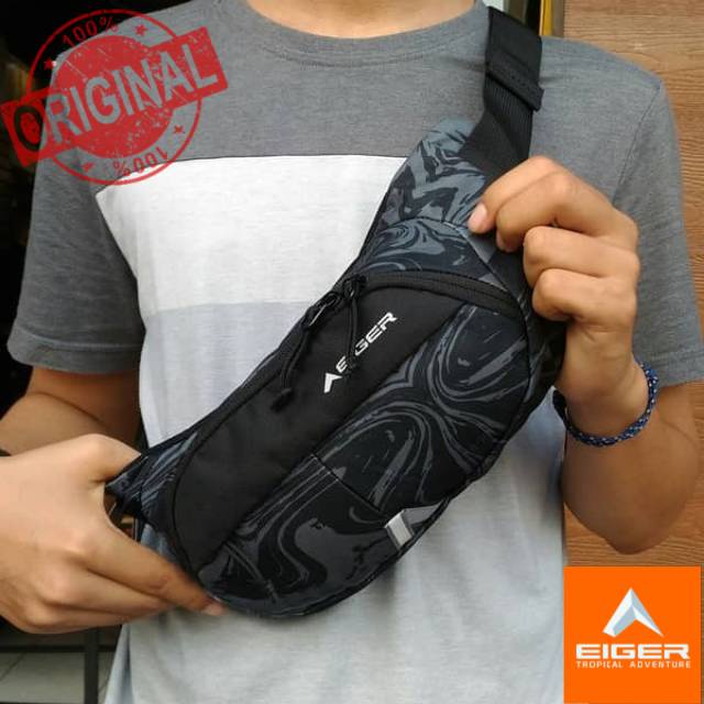 EIGER1989 TAS PINGGANG  Paradise 5 4310 TAS SLING SLINGBAG WAIST BAG TAS SELEMPANG ORIGINAL TAS WANI