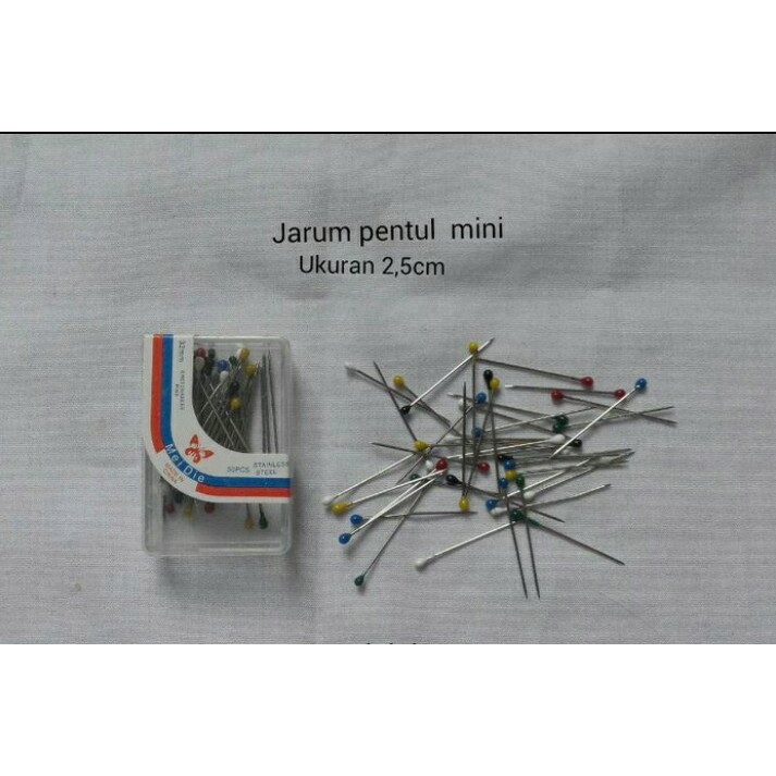 Jarum Pentul Mini / Jarum Pentul Jilbab pashmina Imut / jarum pentul kecil stainless box