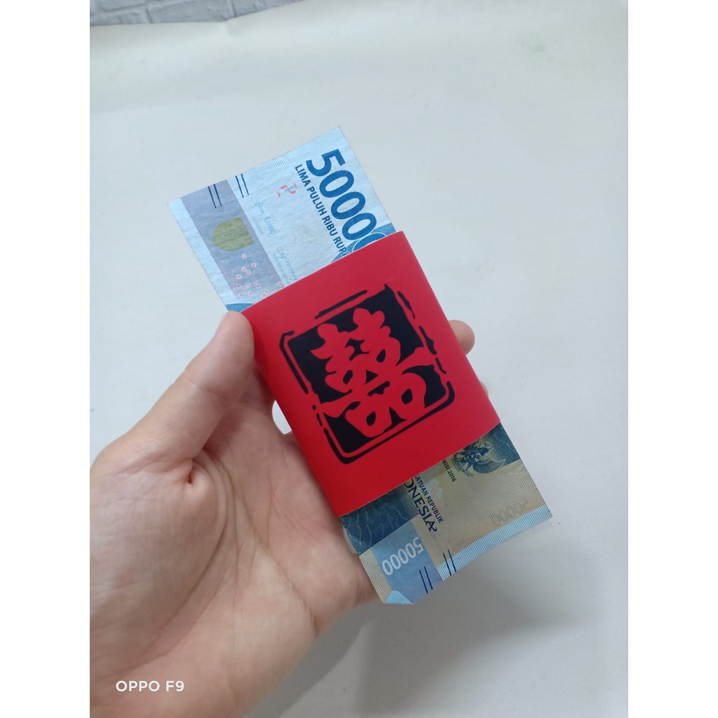 

stiker pembungkus uang sangjit Angpao jumbo