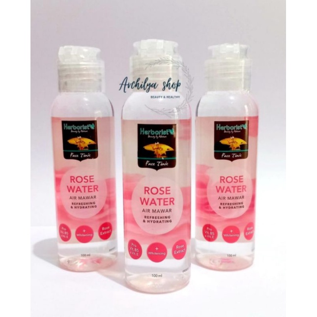 Air Mawar Rose Water Herborist 100 ml/pembersih wajah