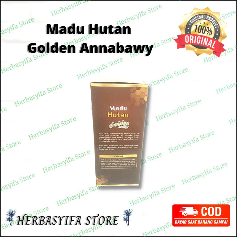 Madu Hutan Asli Golden Annabawy 275 ml - Madu Murni Kualitas Tinggi