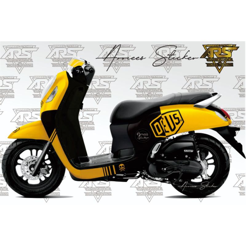 DECAL SCOOPY 2021 FULL BODY - STICKER HONDA SCOOPY DEUS FULL BODY