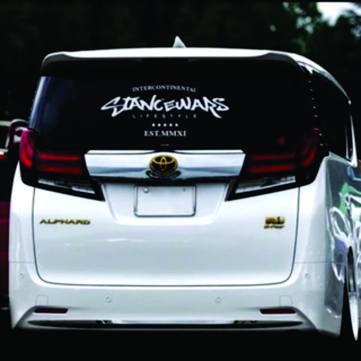 BT stiker mobil stiker kaca mobil stiker stancewars stiker jdm stiker racing toyota honda bmw kia