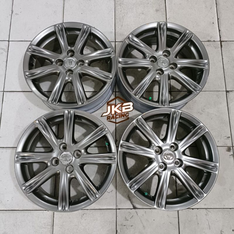 VELG SECOND | ORI COPOTAN YARIS R16X6 PCD 4X100 VELG ONLY 4PCS