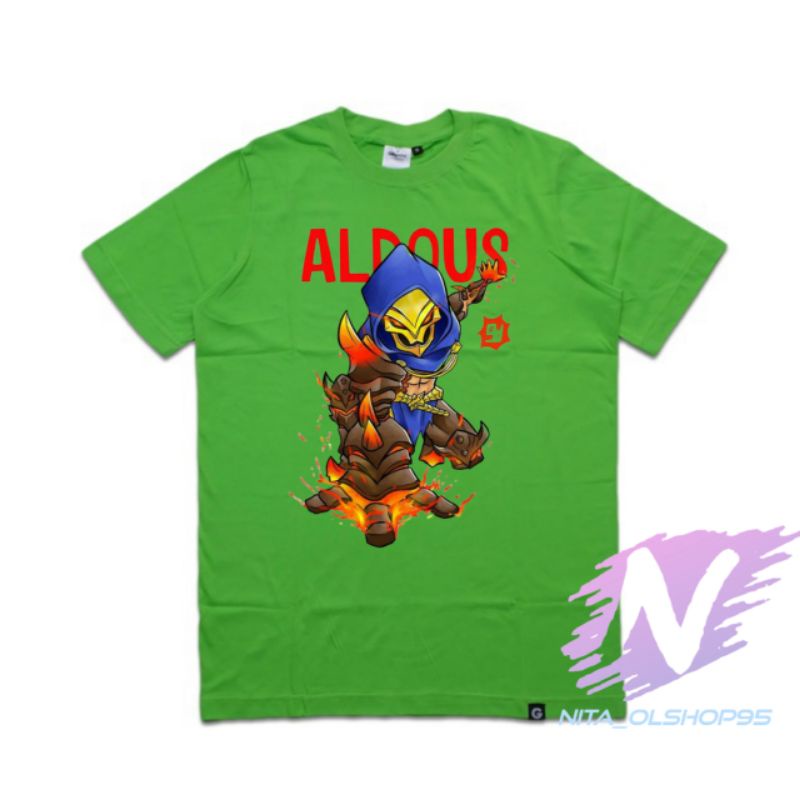 kaos Aldous baju kaos anak Hero mobile legend aldous