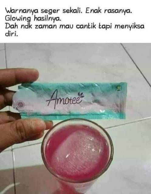 Amotee Collagen Pemutih 20 Saset