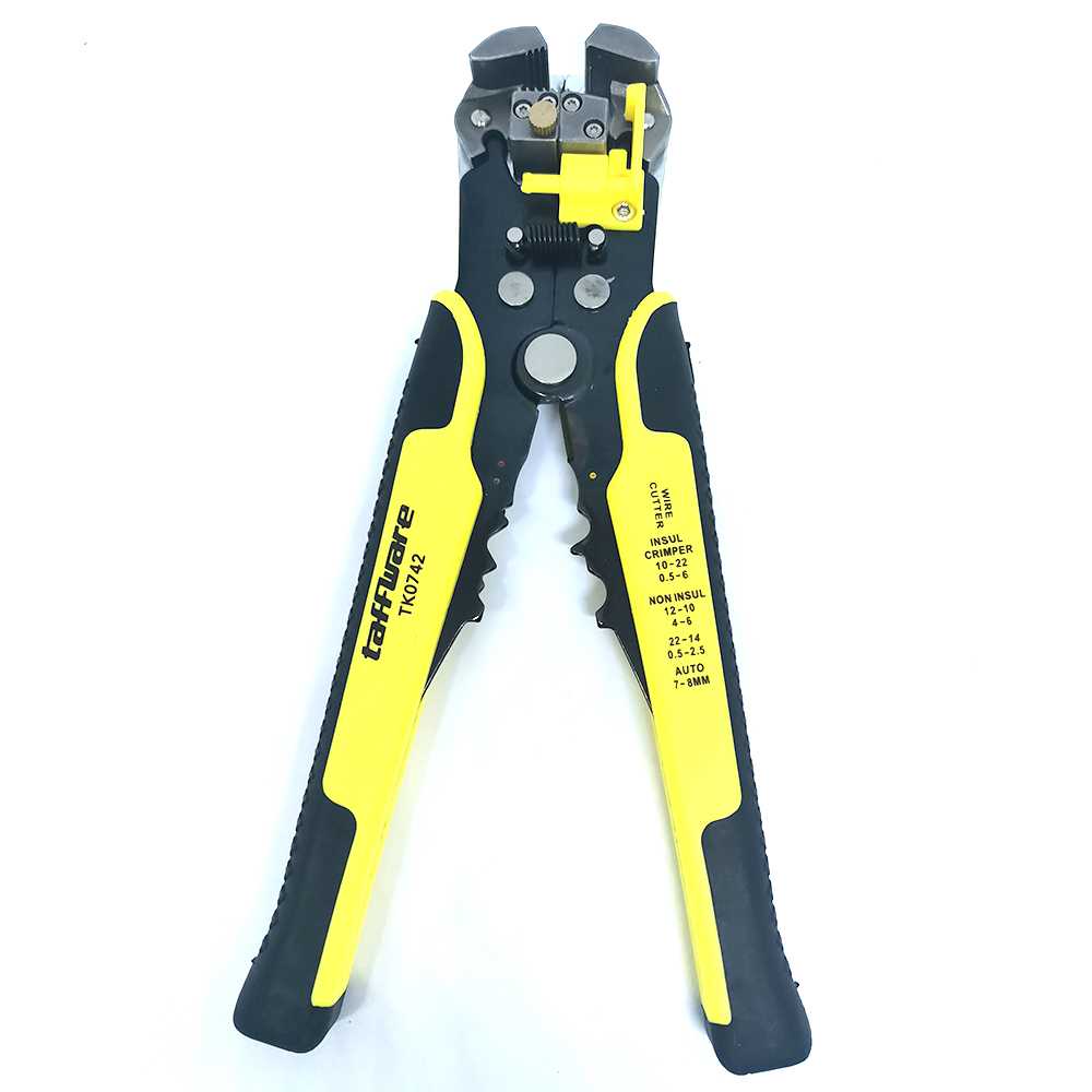 Tang Kabel Multifungsi Wire Cutter Pliers / Tang Potong Pemotong Kupas Pengupas Pembuka Kulit Kabel Lan Listrik Tembaga Kawat Terkiro Otomatis Mini Multi Fungsi / Alat Pemotong Kabel Listrik / Tang Kabel Multi Fungsi Tool Murah Original