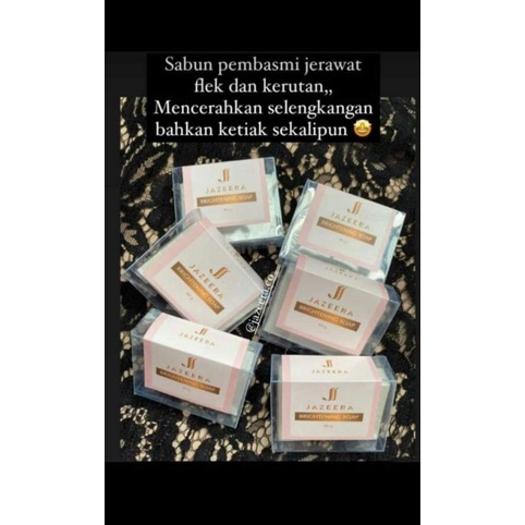 [SABUN JAZEERA] Sabun Badan. Sabun Muka. Menghilangkan Flek Hitam & Jerawat. Mencerahkan Wajah.