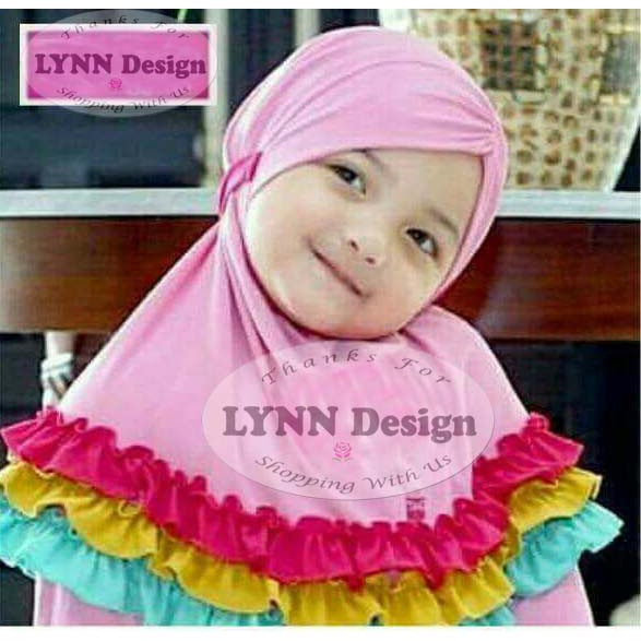 Jilbab Hijab Rainbow Yasna/ Pashmina  Anak 0- 3 tahun