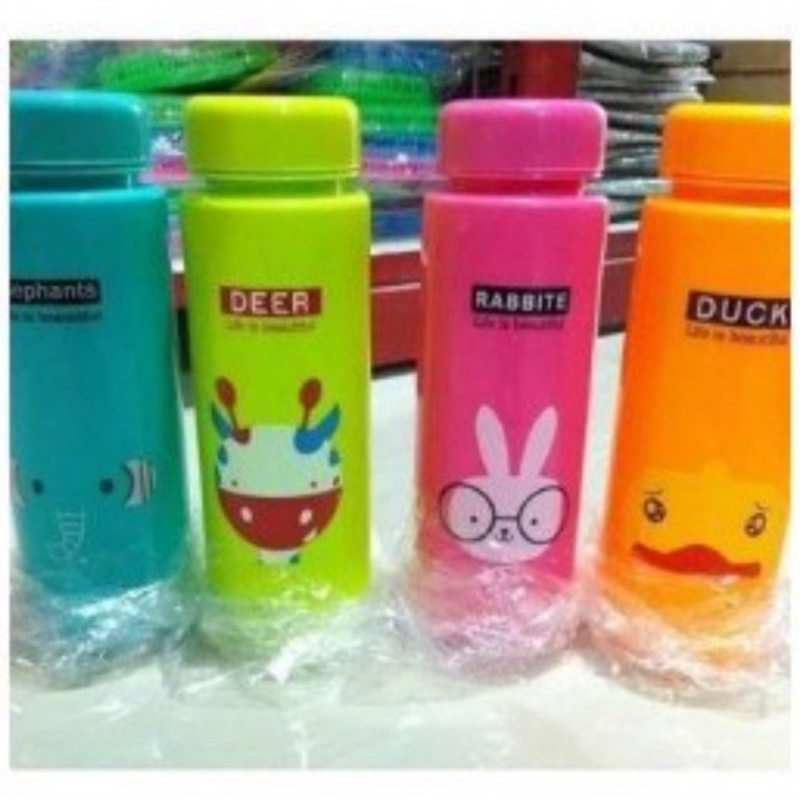 BOTOL MINUM KARAKTER ANAK HEWAN LUCU BPA FREE MURAH