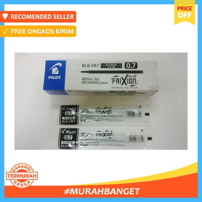 

Refill Pilot Frixion 0,7 Hitam (Pack 12 Pcs) - Alat Tulis - Pulpen