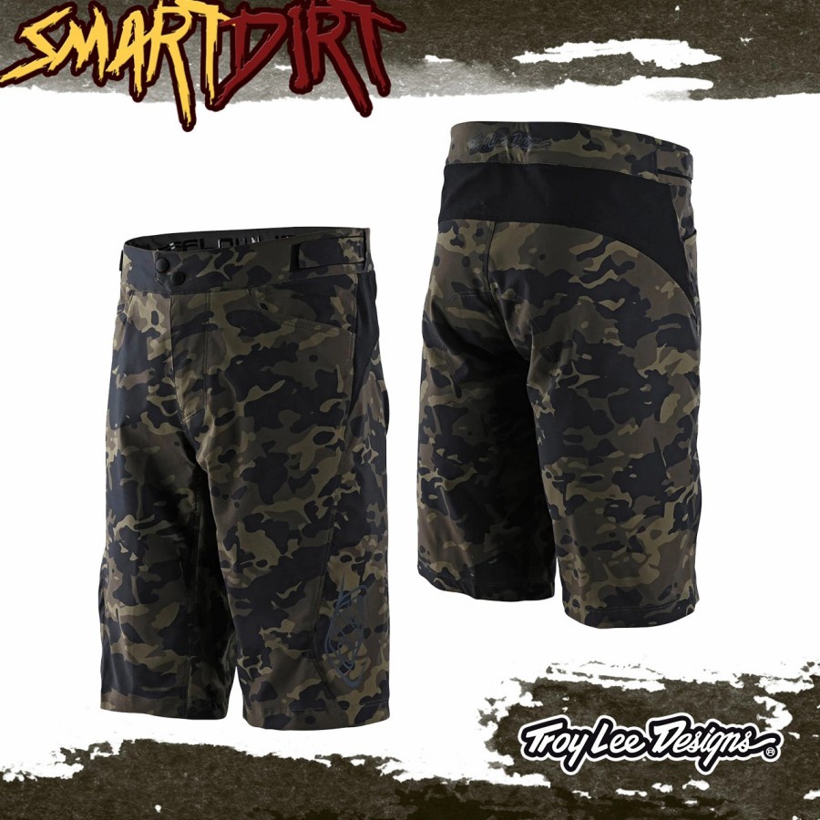 CELANA TLD FLOWLINE CAMO SEPEDA MTB DOWNHILL CELANA SEPEDA TLD ORI