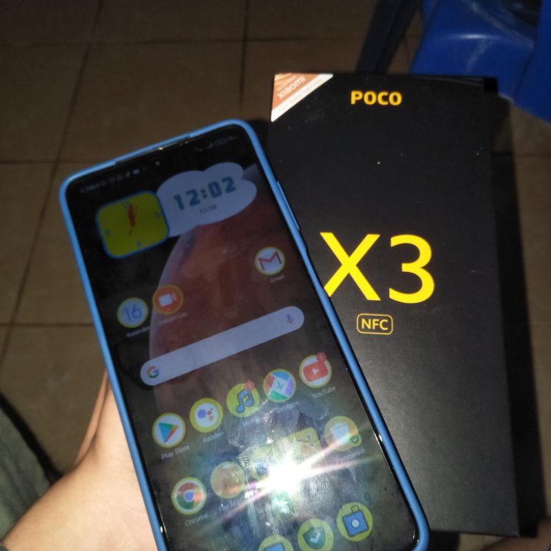 pocoX3 NFC  8/128 bekas pemakaian sendiri Minus microphone tidak fungsi