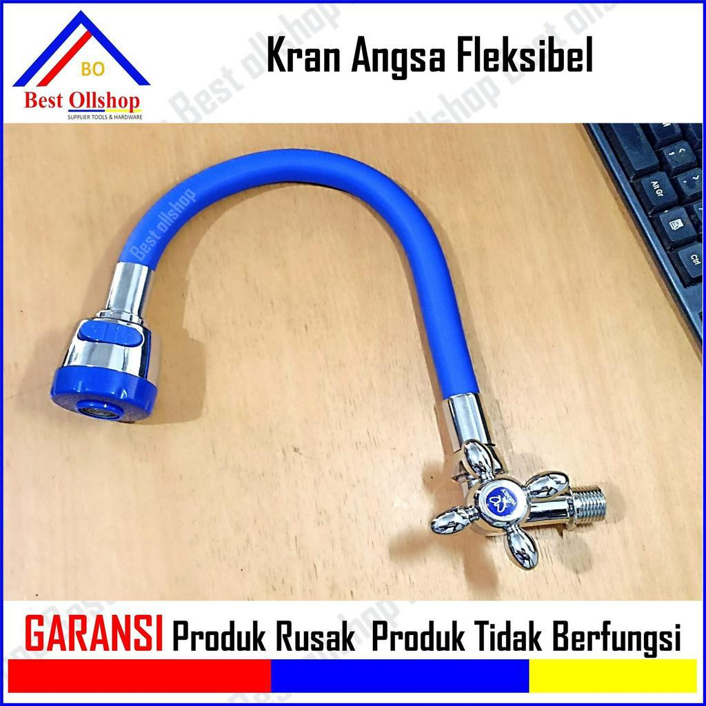 Kran Angsa Dapur Fleksibel Flexible 1/2 Inch / Keran Air Angsa Fleksibel 2 Mode / Keran Cuci Piring Angsa / Kran Sink Dapur Fleksibel