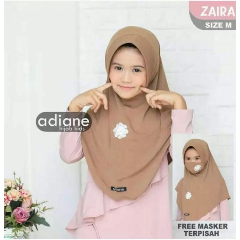 jilbab anak merah / kerudung marlena / jilbab merah / hijab merah / hijab anak marlena / kerudung me