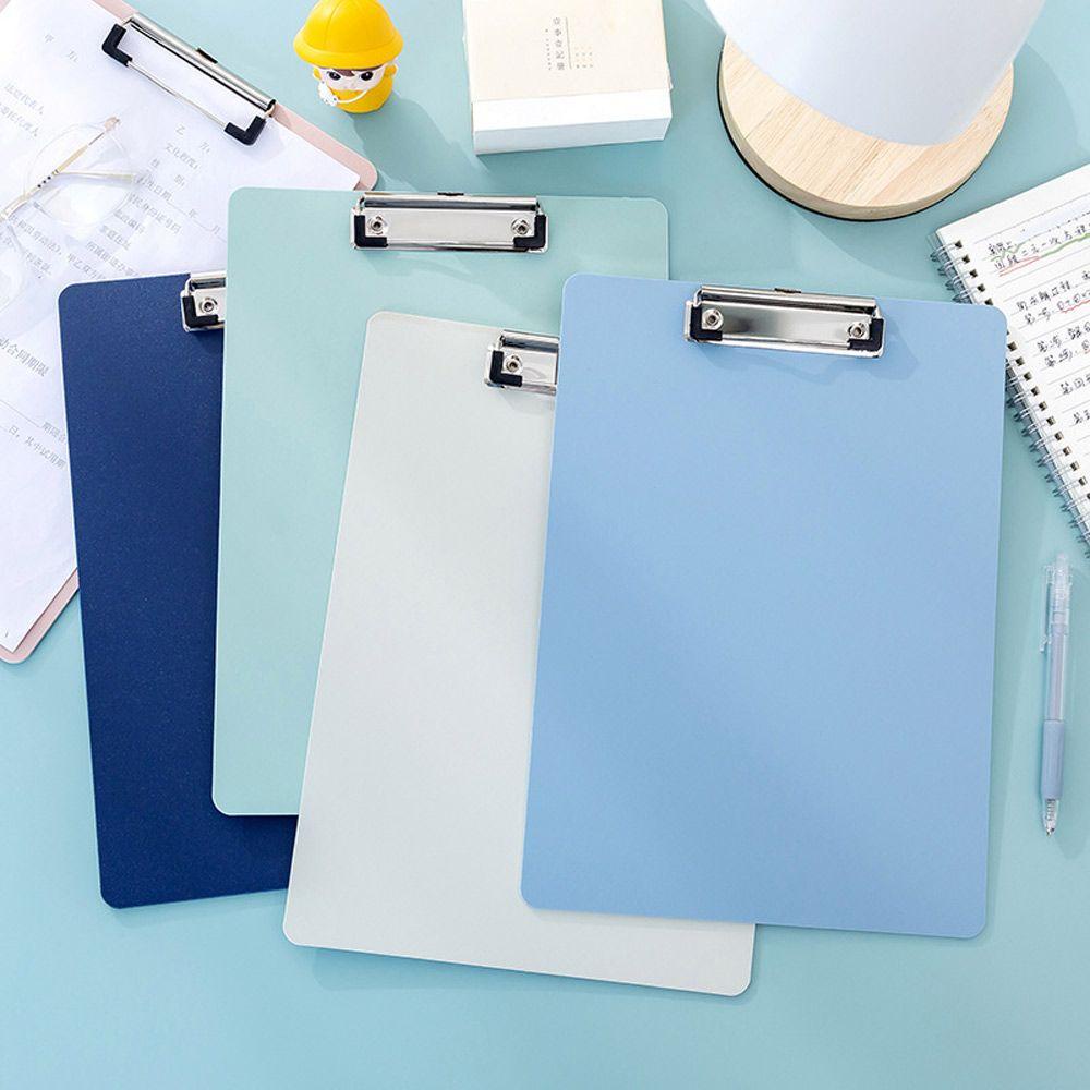 Papan Folder A4 TOP Menebal Kantor Perlengkapan Sekolah Menulis Klem Memo Pad Clip