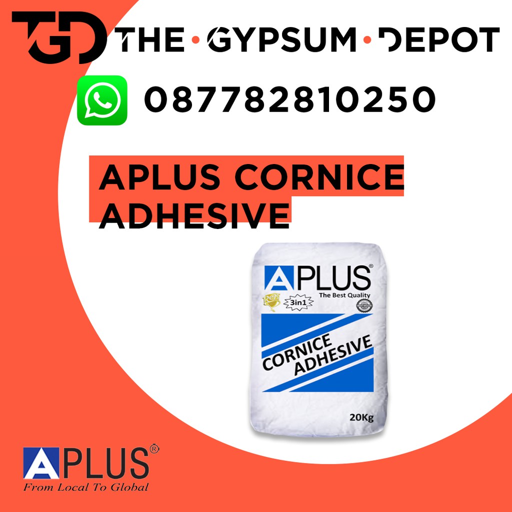 

Aplus Compound Cornice Adhesive / Aplus Kompon Kornis Adhesive