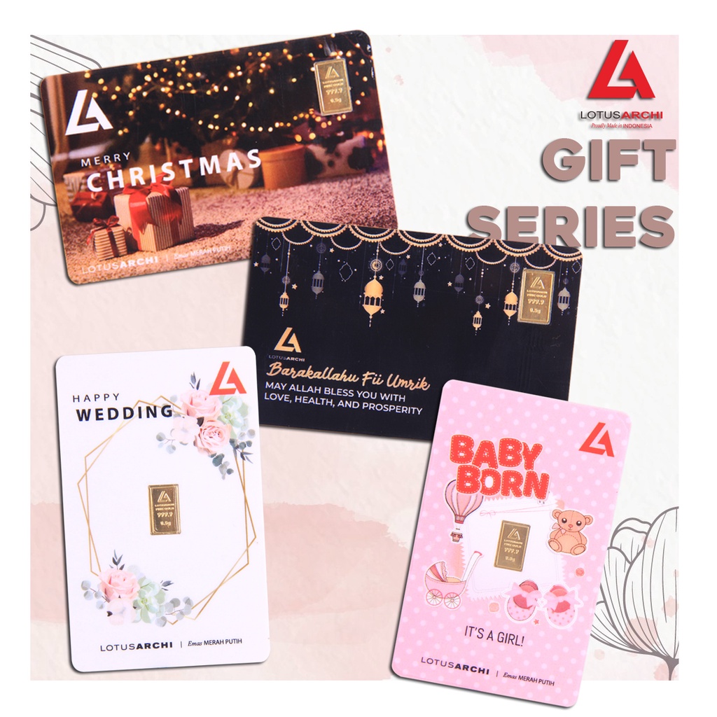 HK Mustika Gold - Logam Mulia LOTUS ARCHI GIFT SERIES 0.5 GR