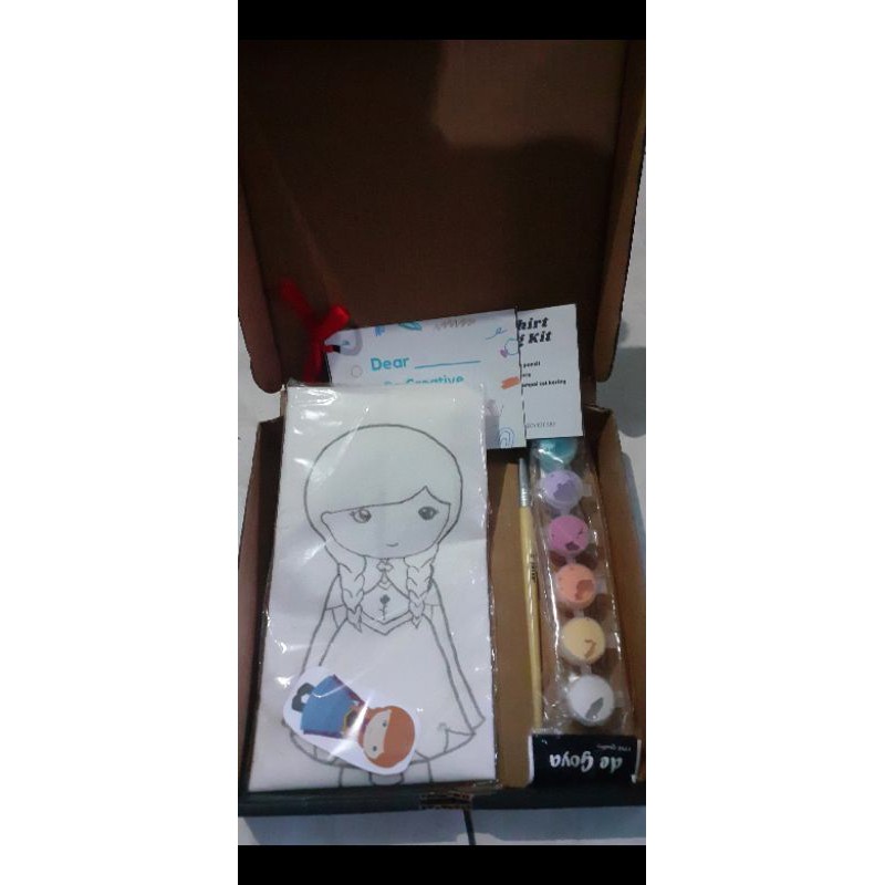 DIY TAS SPOUNBOUND ANAK LUKIS KIT I TAS LUKIS I MELUKIS TAS ANAK