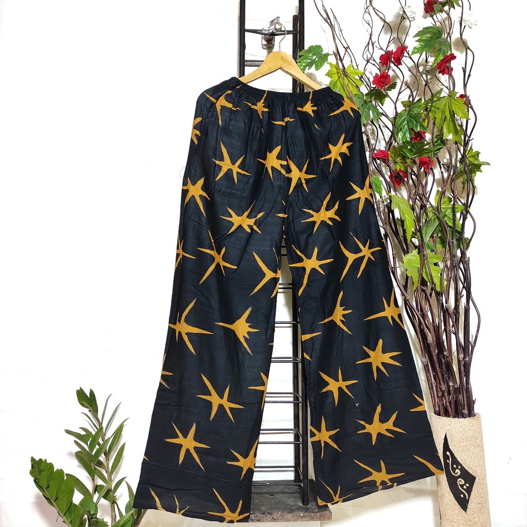 Kulot Panjang Celana Dewasa Bahan Rayon-KL Gelap Emas A