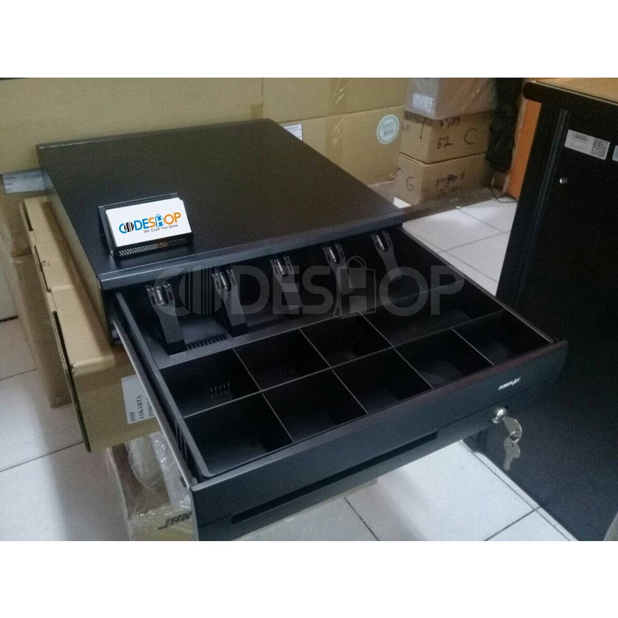 Cash Drawer Posiflex CR4100 RJ11 Laci Uang Besar