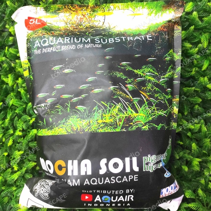SOIL AQUASCAPE MOCHA SOIL 5L PIGMEN HIJAU MEDIA TANAM AQUARIUM AQUASCAPE