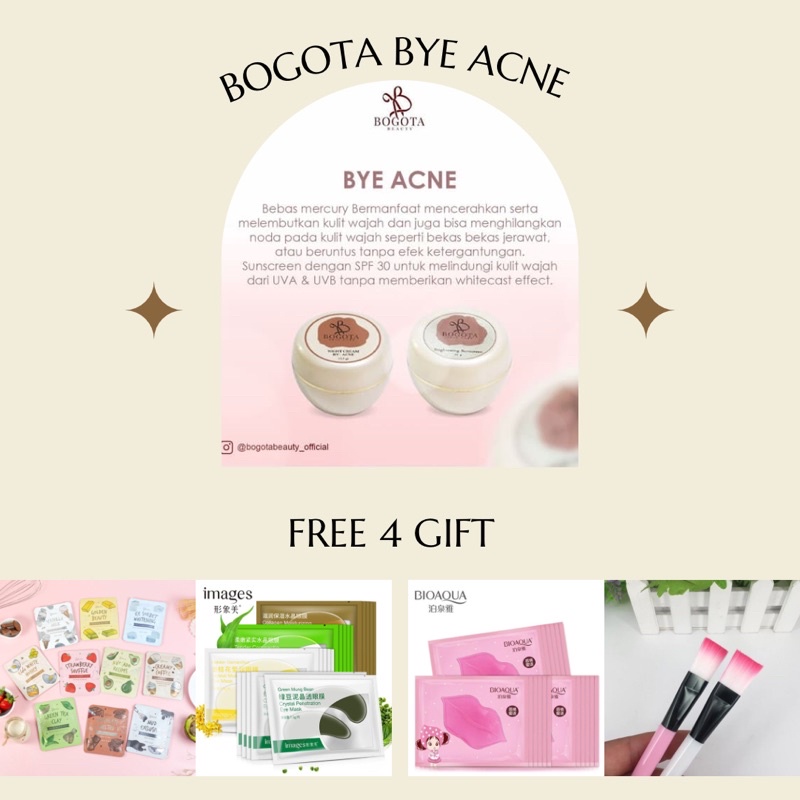 Bogota Skincare Acne Series (bogota acne) FREE 4 gift