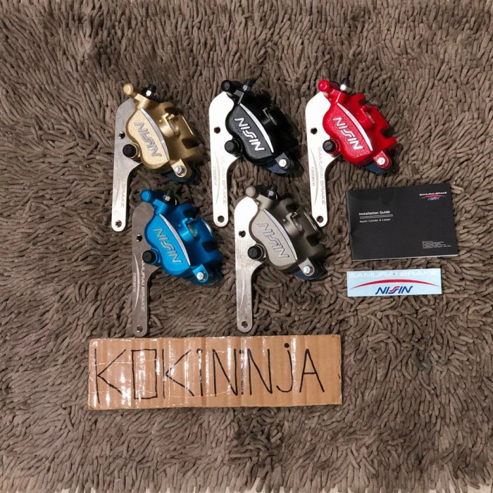 kaliper nissin samurai brake breket matic honda 260mm original 260 mm
