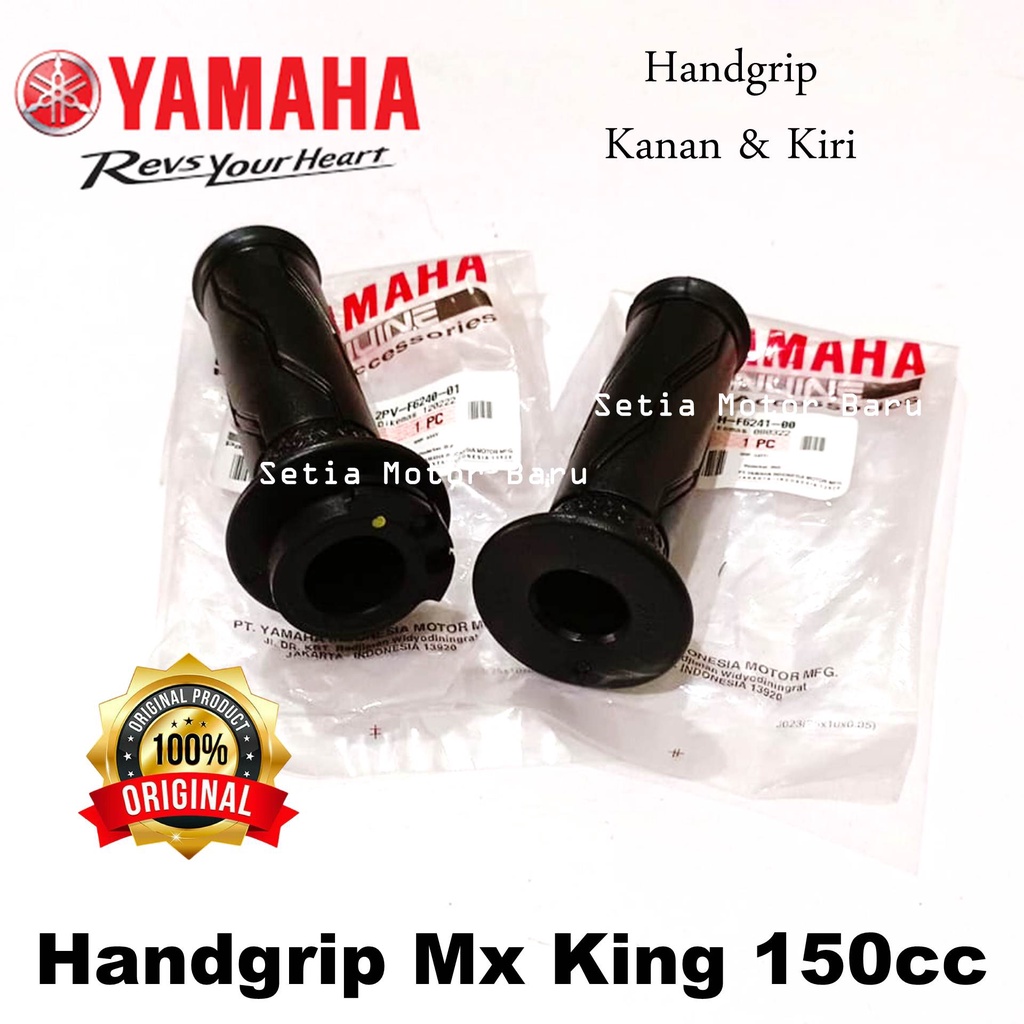 Handgrip Hand Grip Handfat Kondom Stang Stir Gas MxKing Mx King 150cc Set Asli Yamaha