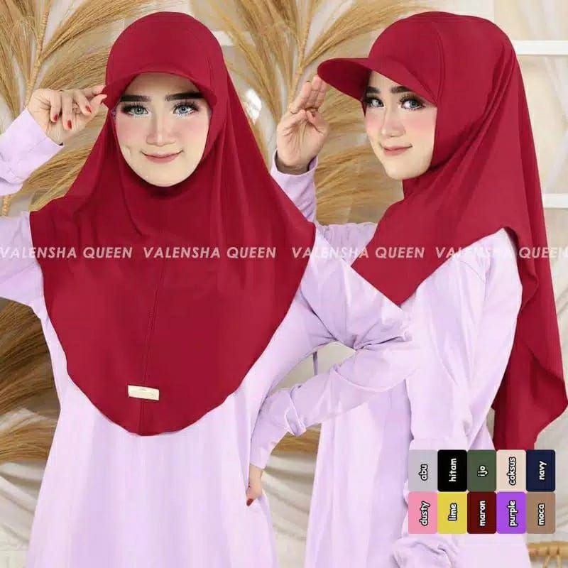 Promo Hijab Sporty Sport Jilbab Topi Olahraga/Gowes Termurah Allsize