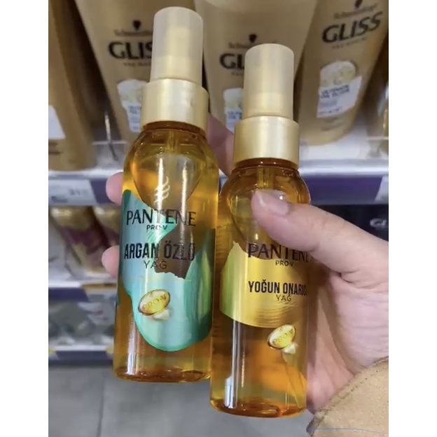 🇹🇷 Pantene Infused Argan Oil for Hair / Keratin Protect Hair Oil 100ml